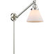 Large Cone 1 Light 8.00 inch Swing Arm Light/Wall Lamp