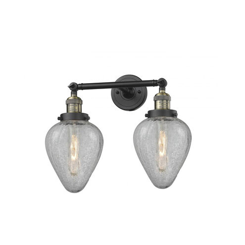 Franklin Restoration Geneseo LED 17 inch Black Antique Brass Bath Vanity Light Wall Light, Franklin Restoration