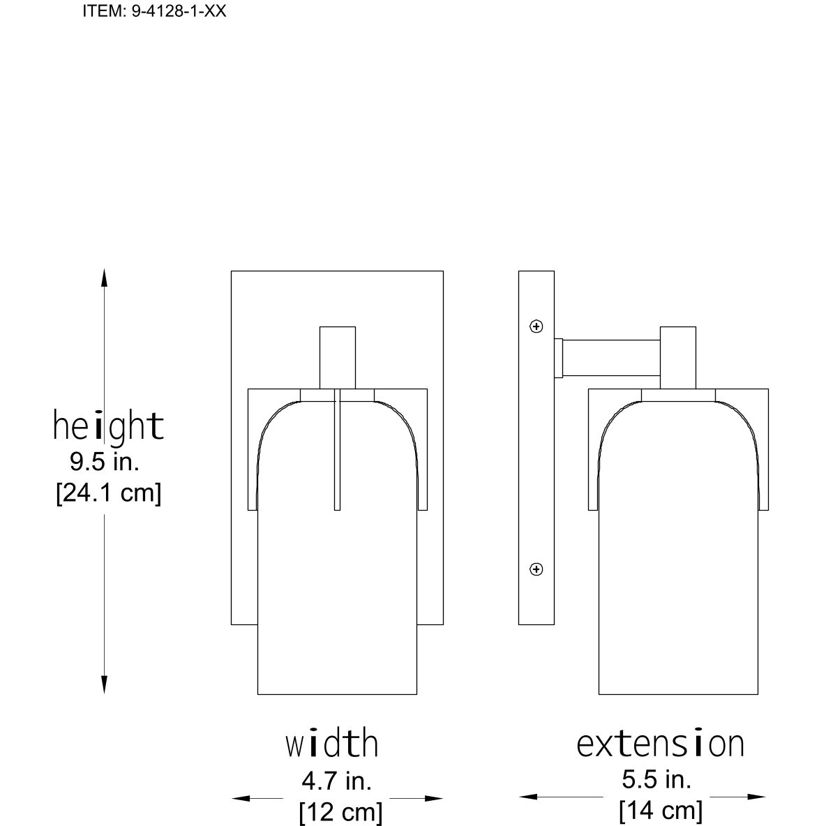 Caldwell 1 Light 4.75 inch Warm Brass Bathroom Vanity Light Wall Light