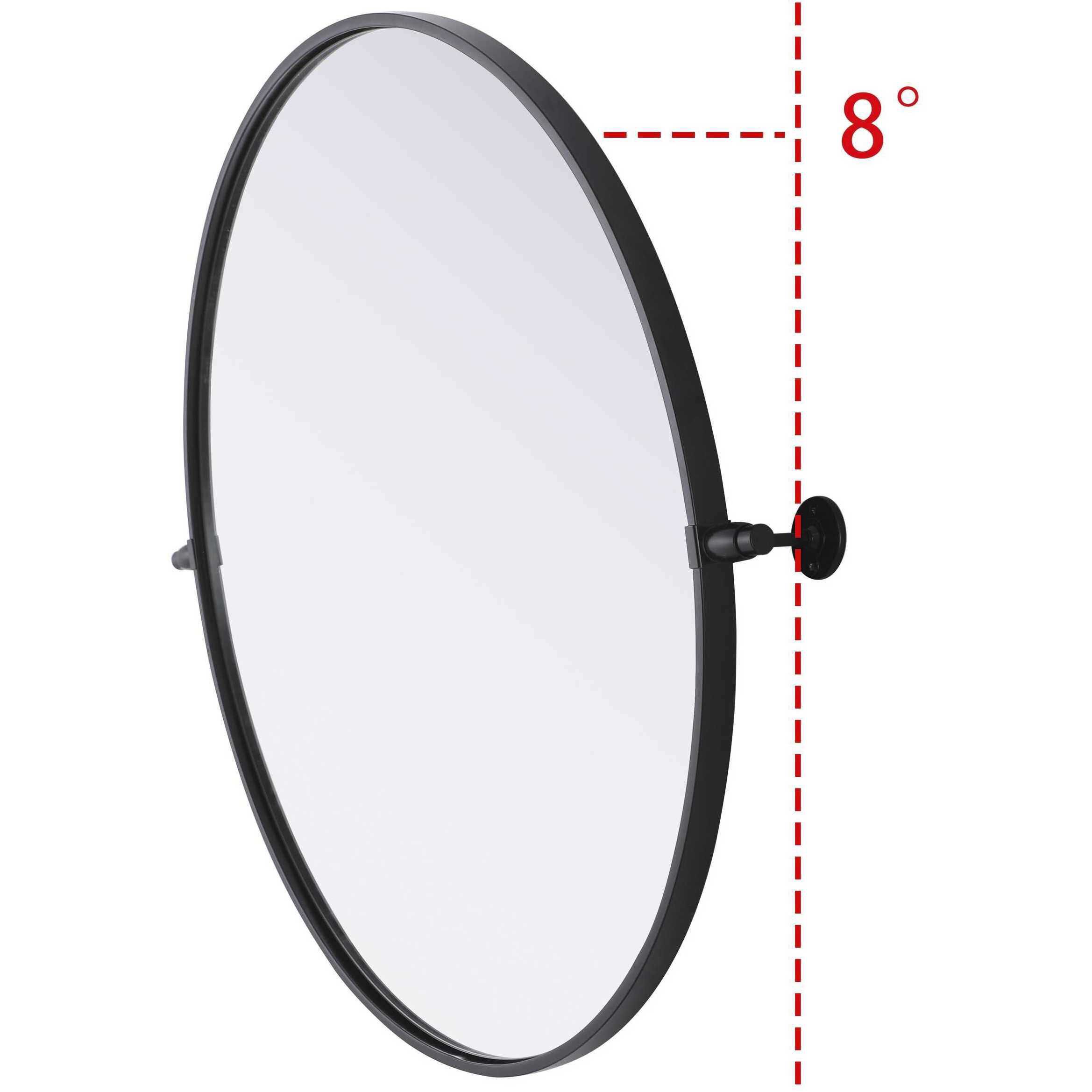 Amoura 30 X 30 inch Black Mirror