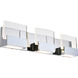 Pollux LED 22.04 inch Chrome Wall Sconce Wall Light