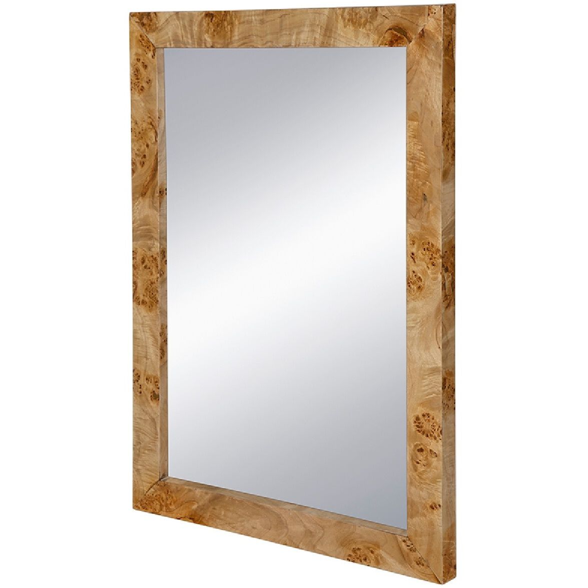Burl 39.8 X 28 inch Brown Mirror