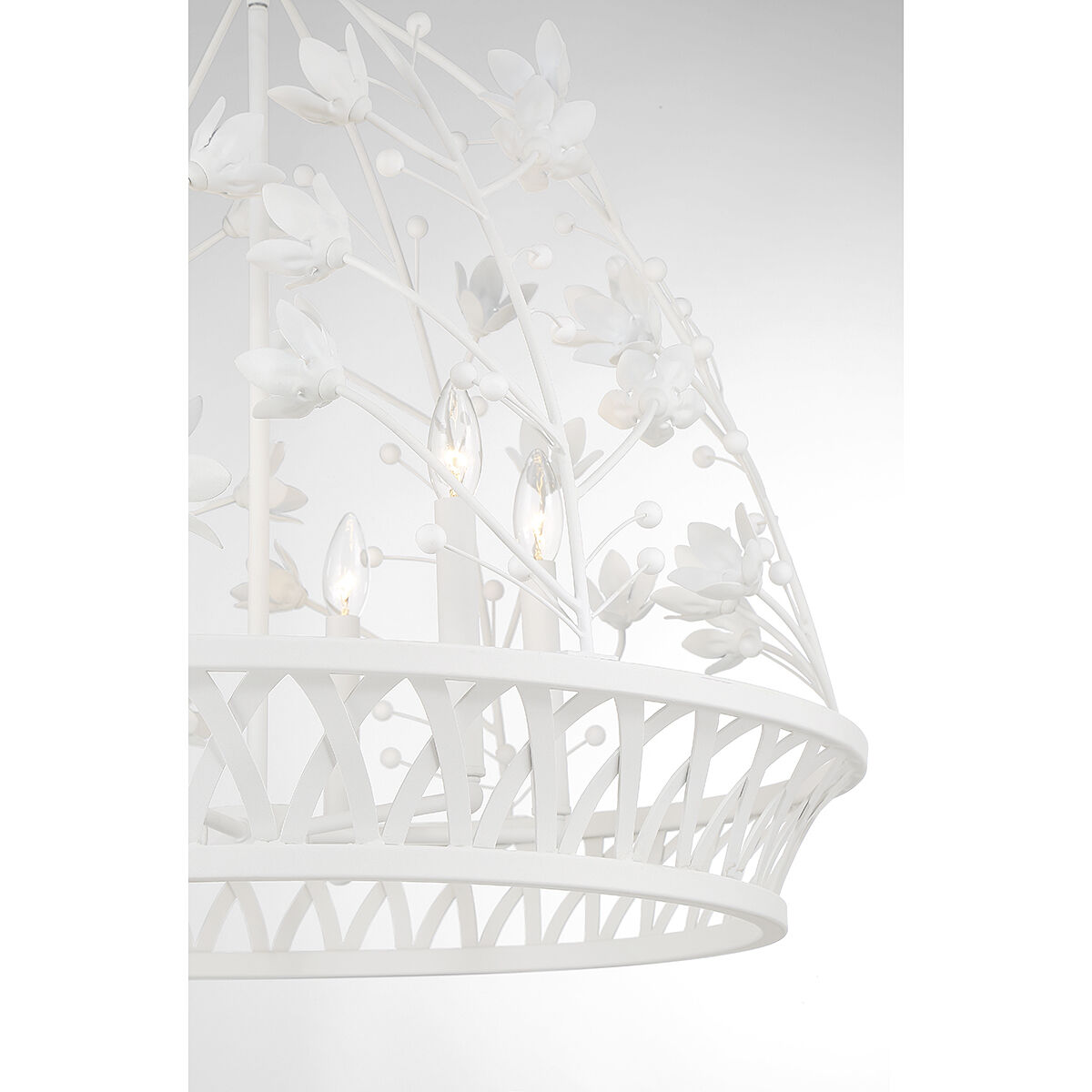 Oakmont 6 Light 29 inch Bisque White Pendant Ceiling Light