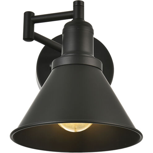 Judson 12 inch 40.00 watt Black Swing Arm Wall Sconce Wall Light