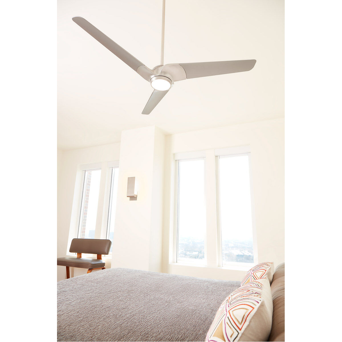 Halo LED 6 inch Satin Nickel Sconce Wall Light