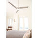 Sol 56 inch Satin Nickel Indoor Fan, Light Kit Sold Separately