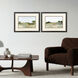 Relaxing View Green and Blue and Brown Framed Art, Propac