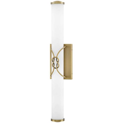 Kitts LED 23.5 inch Lacquered Brass Bath Light Wall Light