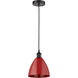 Edison Plymouth Dome 1 Light 8 inch Satin Gold Mini Pendant Ceiling Light