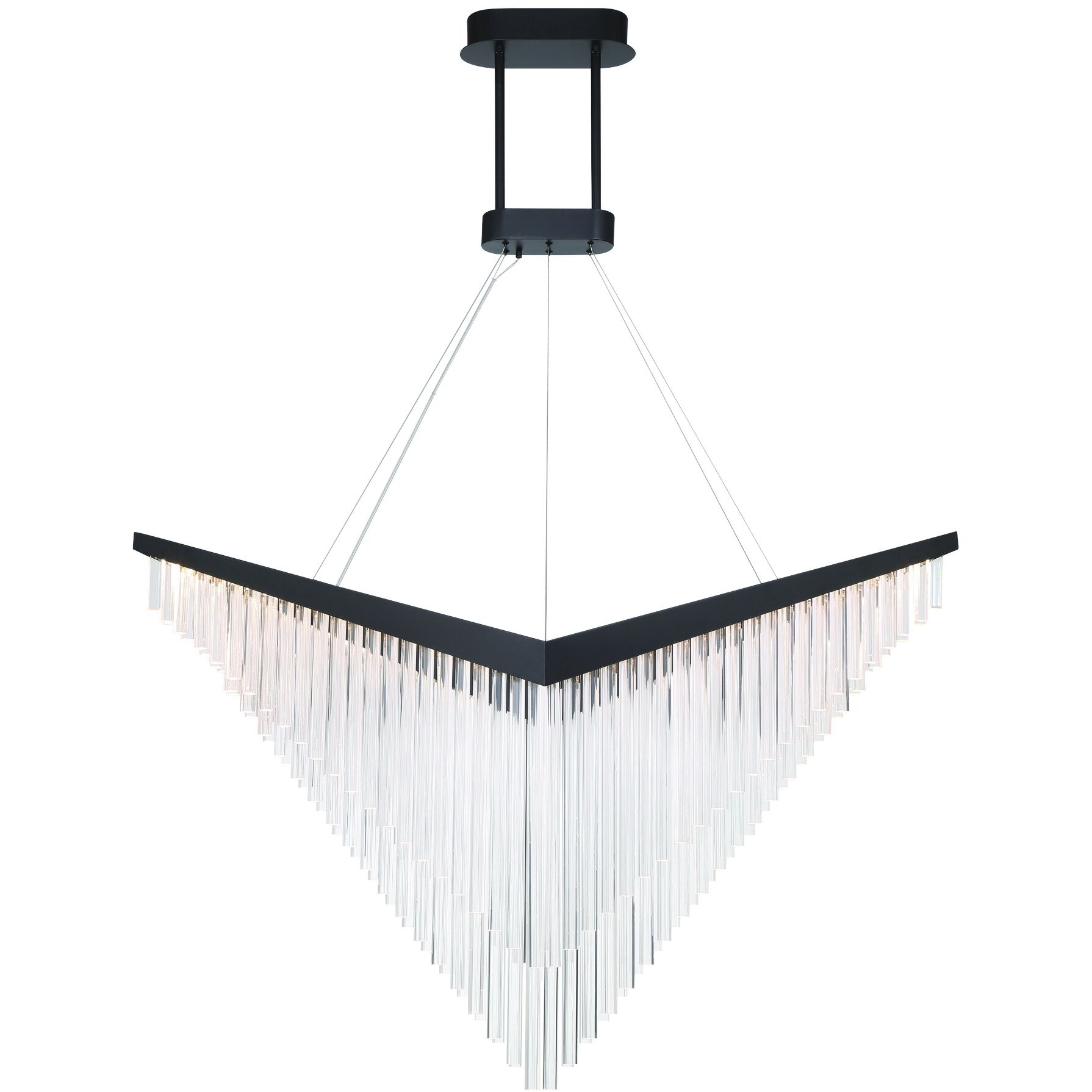 Vivien 1 Light 24 inch Black Chandelier Ceiling Light