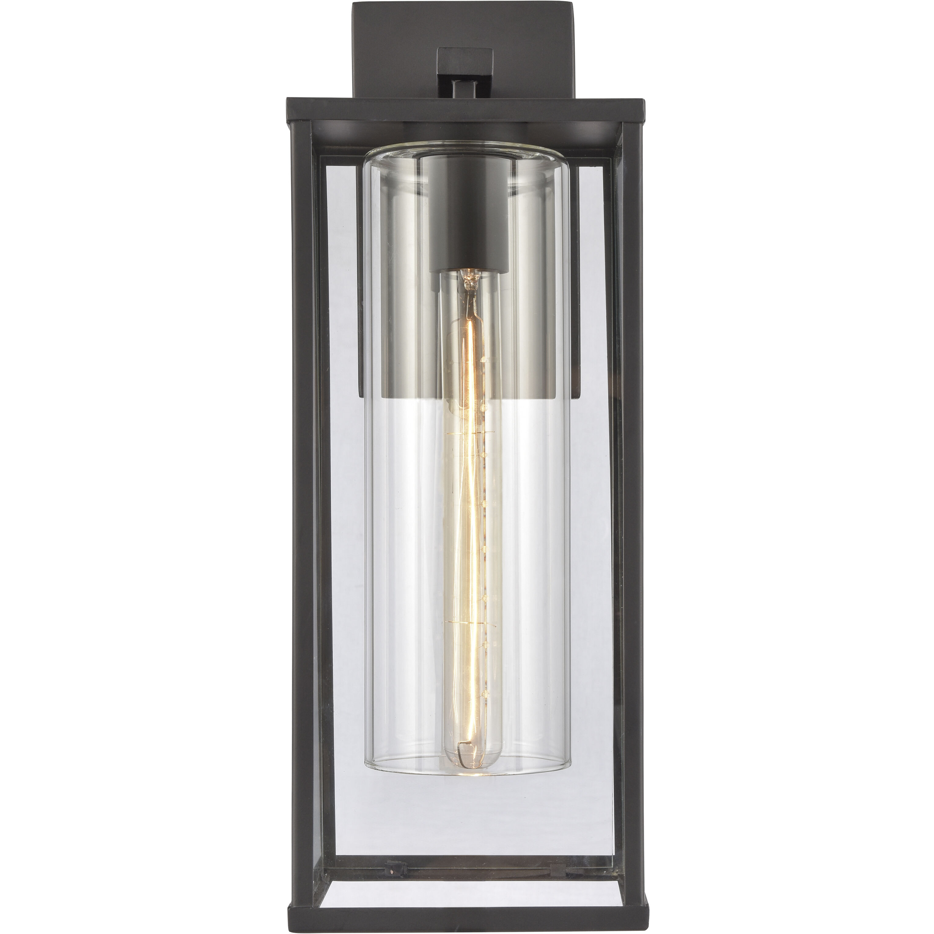 Augusta 1 Light 19.5 inch Matte Black Outdoor Sconce