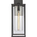 Augusta 1 Light 19.5 inch Matte Black Outdoor Sconce