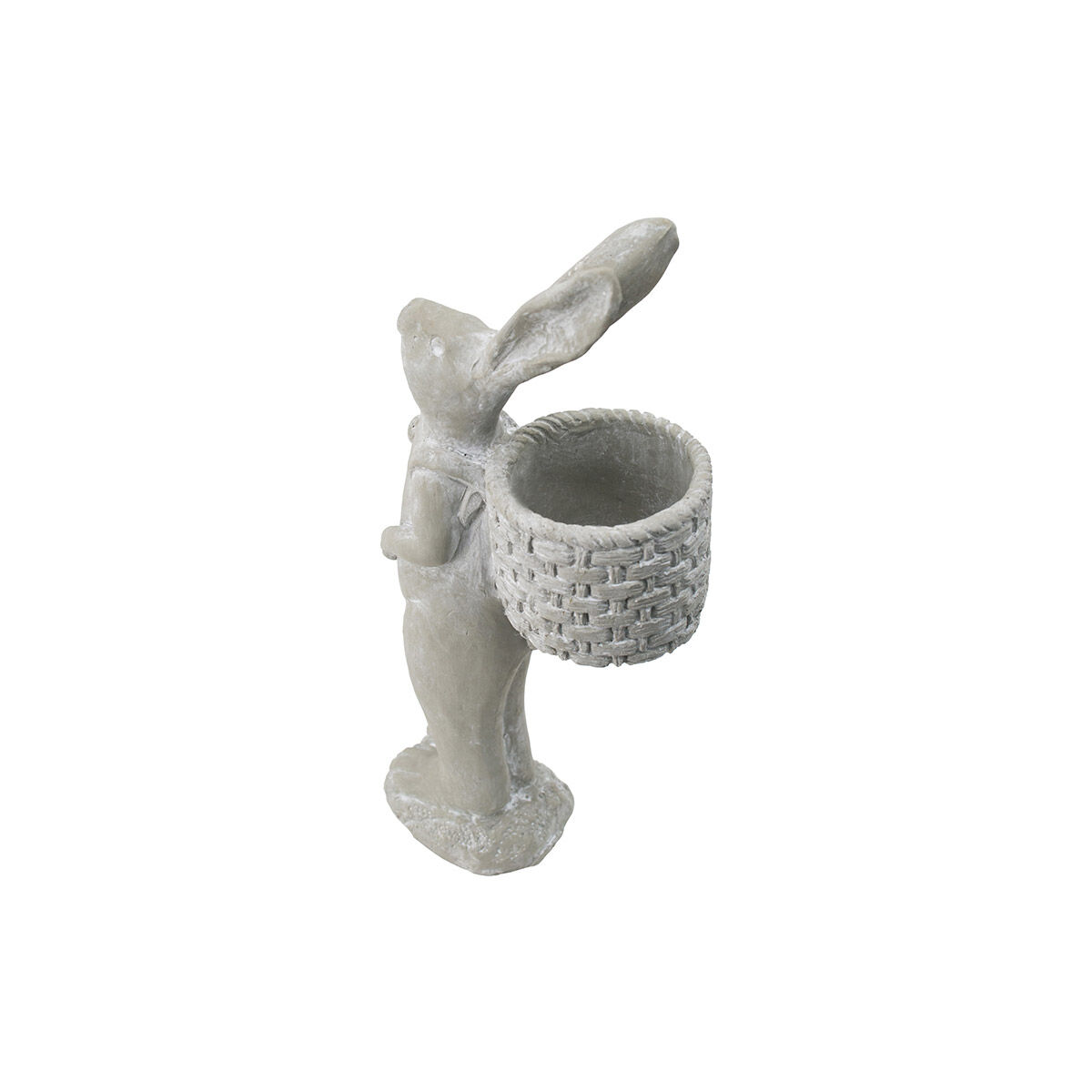 Standing Rabbit Gray Outdoor Planter