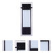 Heights 1 Light 15 inch Stainless Steel/Midnight Outdoor Wall Mount
