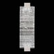 Terra Wall Sconce Wall Light in Silver, Rake Cast Glass