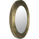Clay 36 X 36 inch Antique Brass Mirror, Large