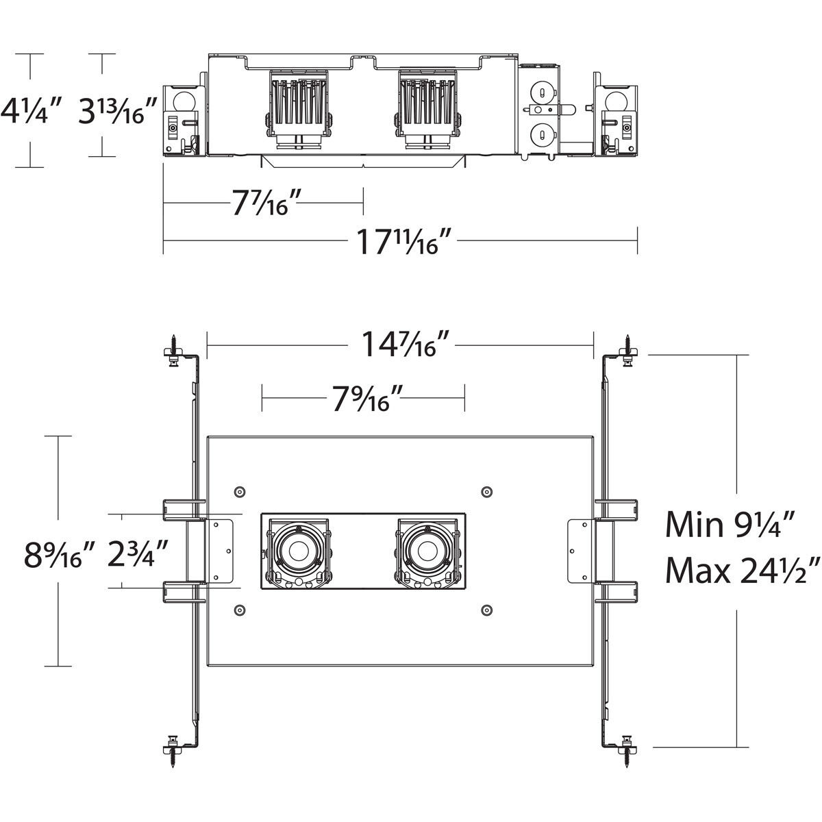 Ocularc LED Recessed Lighting in 2700K