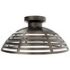 Corlander LED 18 inch Bronze Outdoor Semi-Flush Mount, dweLED