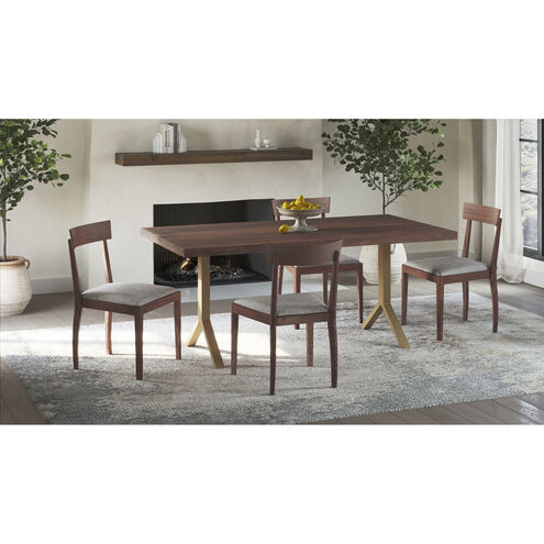 Trix 70 X 36 inch Brown Dining Table