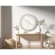 Marlowe 36 X 36 inch Linen White Mirror