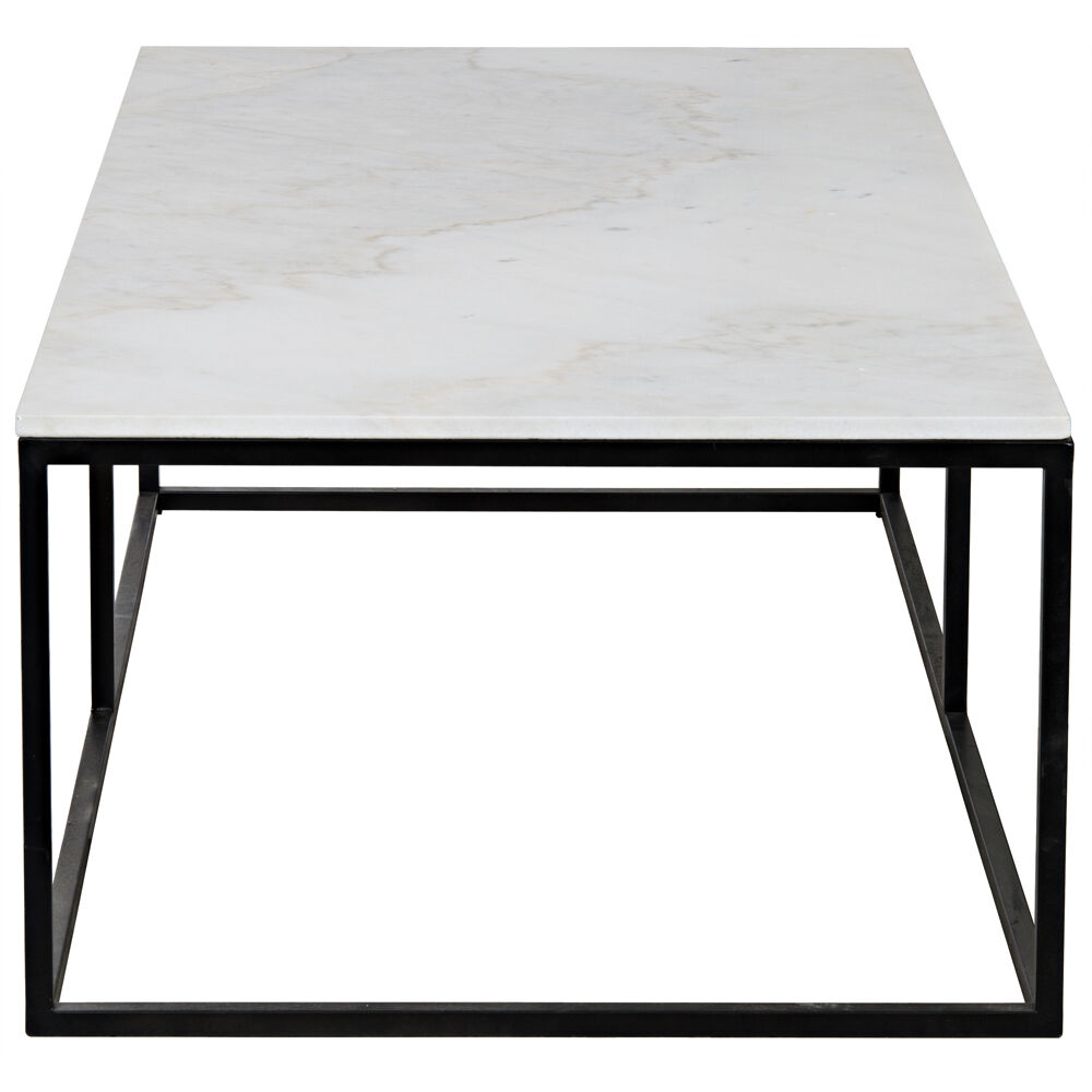 Lois 56 X 30 inch Matte Black Coffee Table