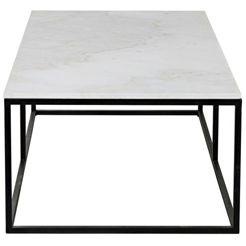 Lois 56 X 30 inch Matte Black Coffee Table