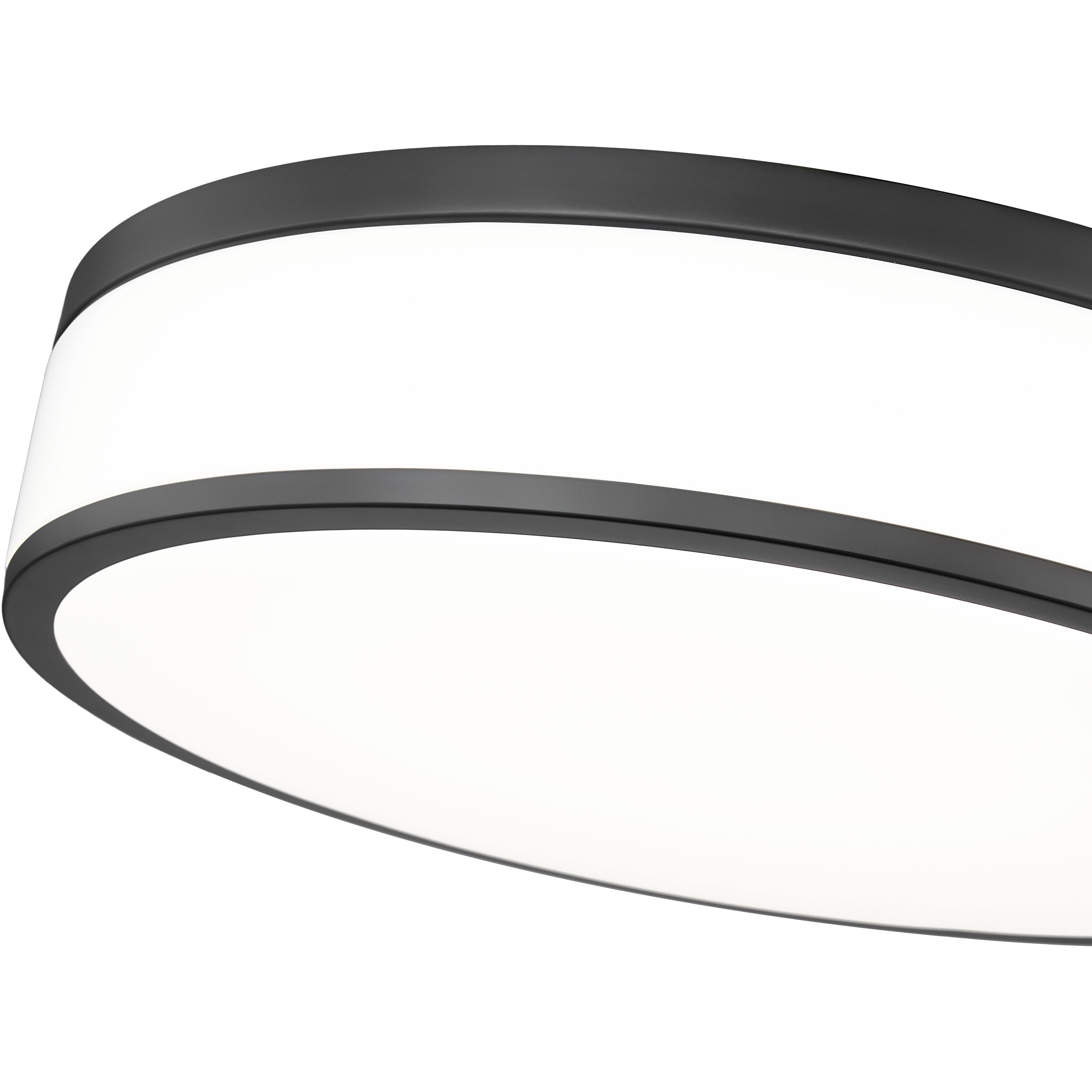 Ballord LED 16 inch Matte Black Flush Mount Ceiling Light