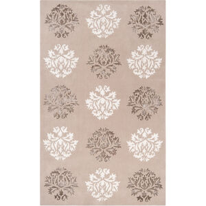 Tamira 156 X 108 inch Brown and Neutral Area Rug, Polyester and Wool