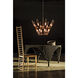 Moira 16 Light 16 inch Aged Brass Chandelier Ceiling Light