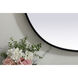 Brynn 40 X 30 inch Black Mirror in 30 x 40