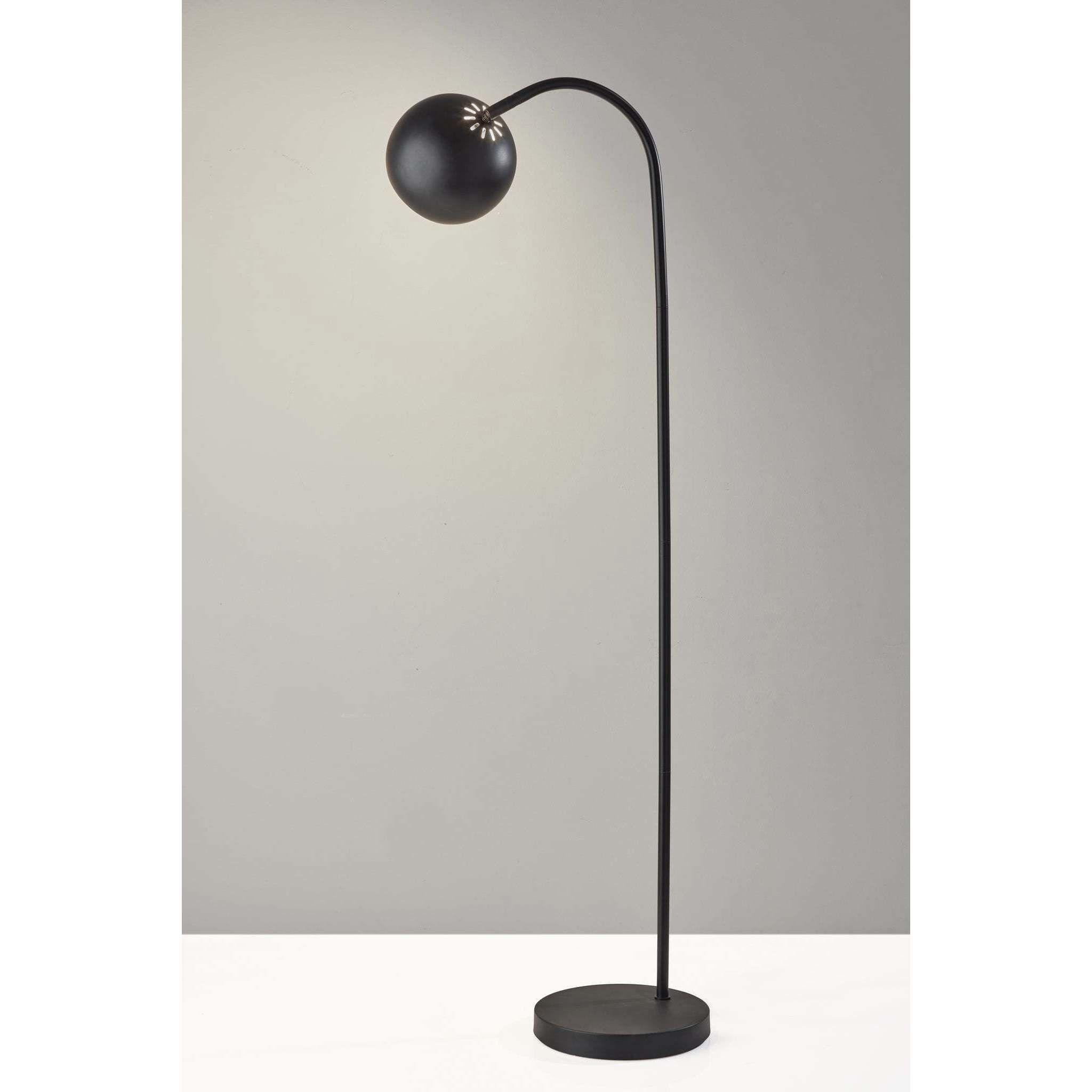 Emerson 59 inch 100.00 watt Black Floor Lamp Portable Light
