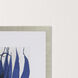 Sea Nature Blue and Turquoise and Green and Beige Framed Art