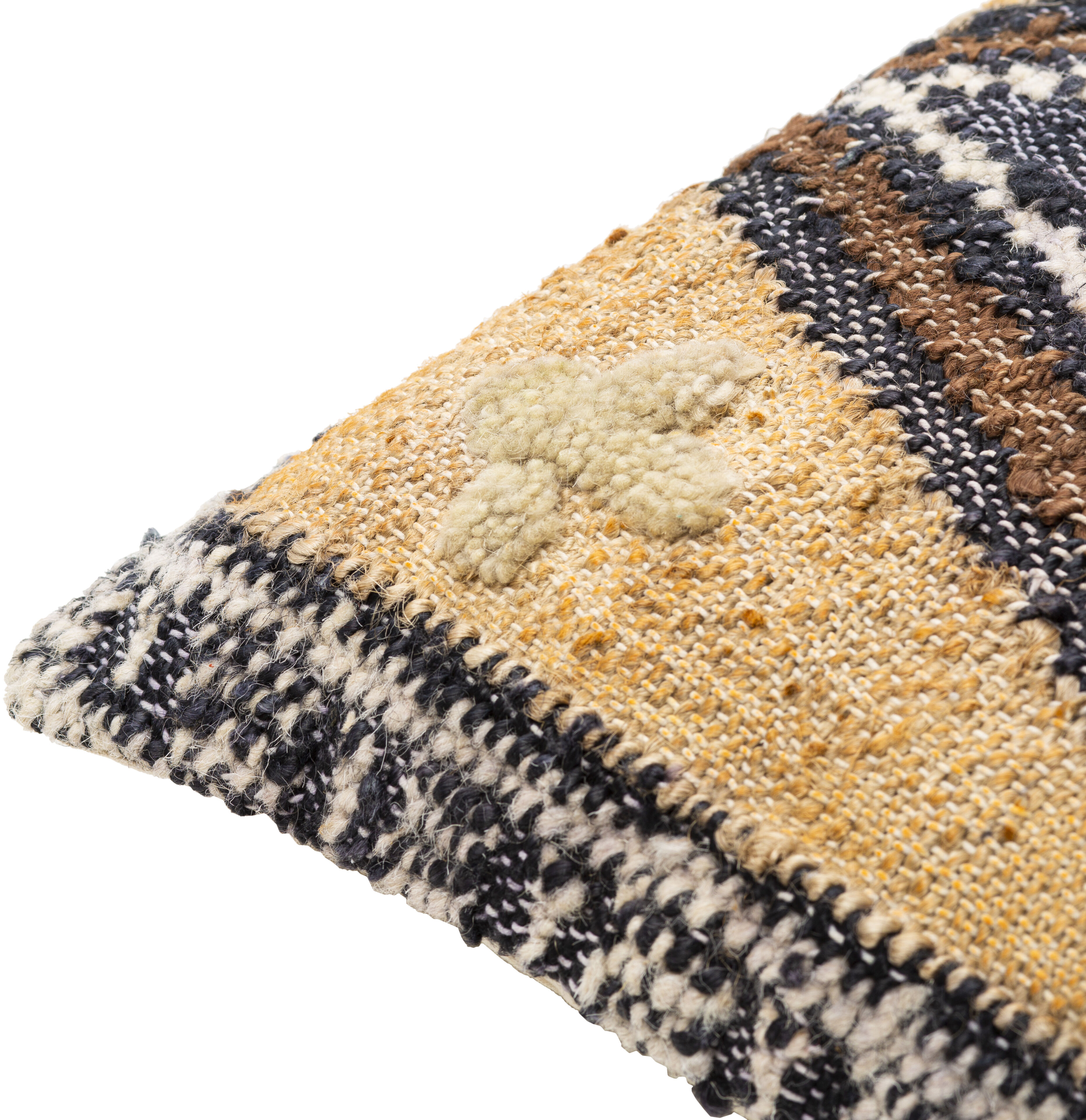 Luanda 20 inch Black Pillow Kit in 20 x 20, Square