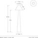 Chanell 60.5 inch 150 watt Faux Calacatta Viola and Antique Brass Floor Lamp Portable Light