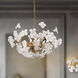 Bloome 8 Light 36.5 inch Legacy Brass Chandelier Ceiling Light in Clear Handmade Glass