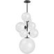 Delilah 7 Light 25 inch Black Pendant Ceiling Light