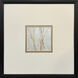 Incised Gold Gray and Beige and Metallic and White Framed Art, The Studio