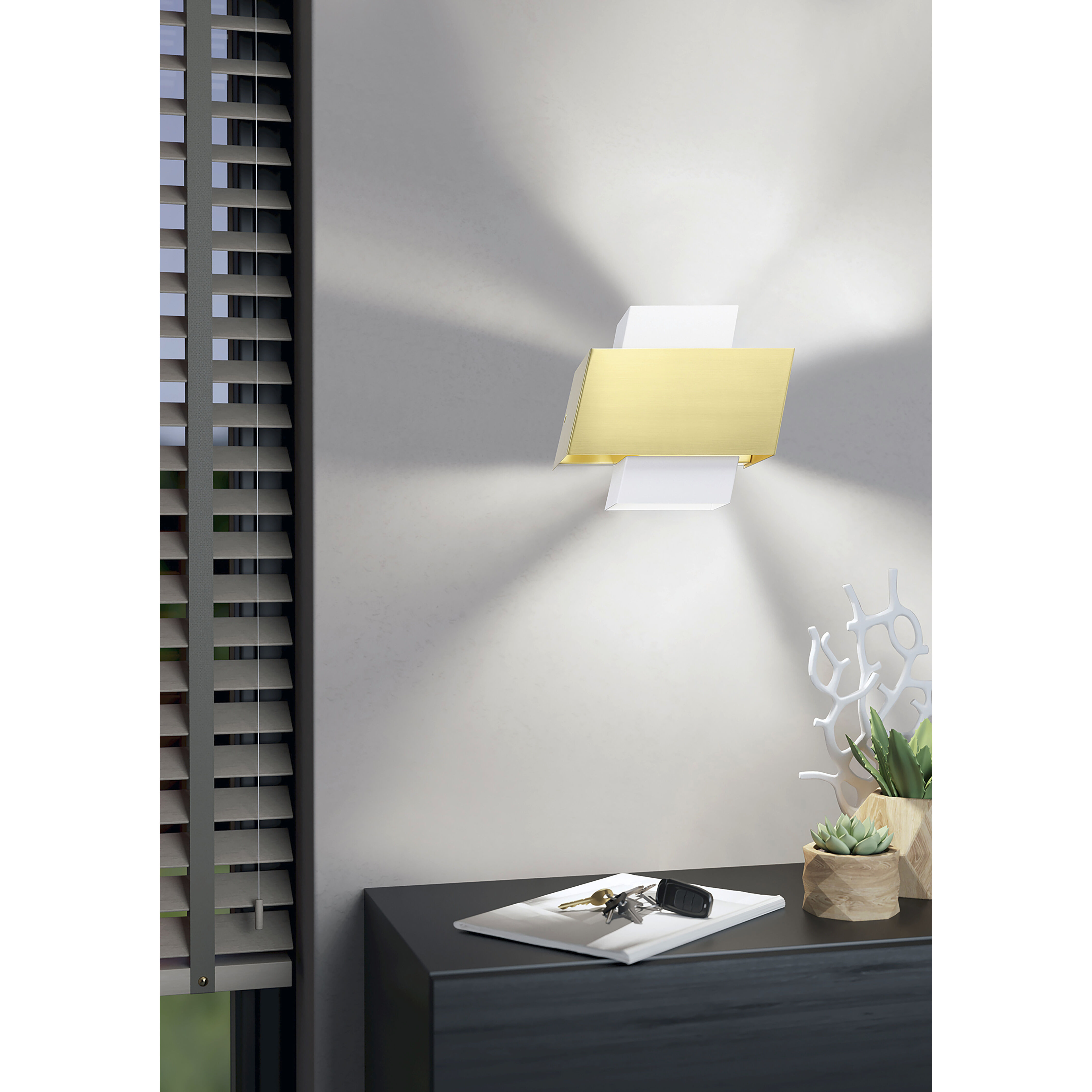 Timparpossa 1 Light 8.66 inch White Wall Light