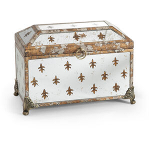 Chelsea House 14 inch Hand Painted Gold Design Decorative Box