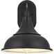 Elian 1 Light 13.5 inch Black Outdoor Wall Sconce
