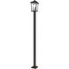 Beacon 3 Light 107 inch Oil Rubbed Bronze Outdoor Post Mounted Fixture in 24.25