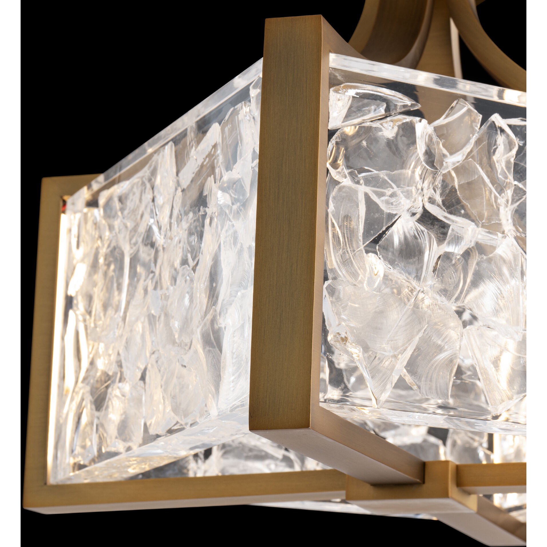 Emblem LED 11.38 inch Aged Brass Indoor Ceiling Lighting