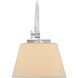 Ashby 26.5 inch 60 watt Polished Nickel Swing-Arm Wall Sconce Wall Light