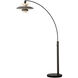 Palm Springs 87 inch 100 watt Gunmetal and Black Arc Floor Lamp Portable Light
