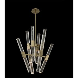 Apollo LED 26 inch Brushed Champagne Gold Chandelier Ceiling Light