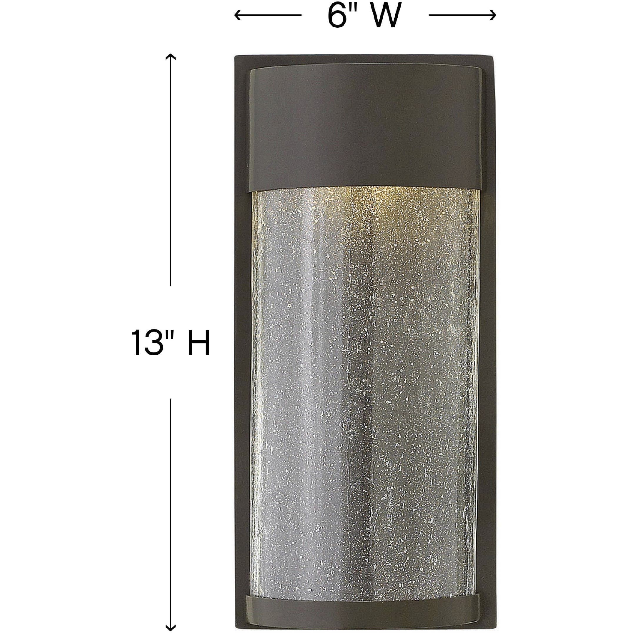 Shelter LED 13 inch Buckeye Bronze Outdoor Wall Mount Lantern, Small