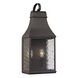 Chad 2 Light 19 inch Charcoal Outdoor Sconce, wiring will come out from bottom to HCWO 13"