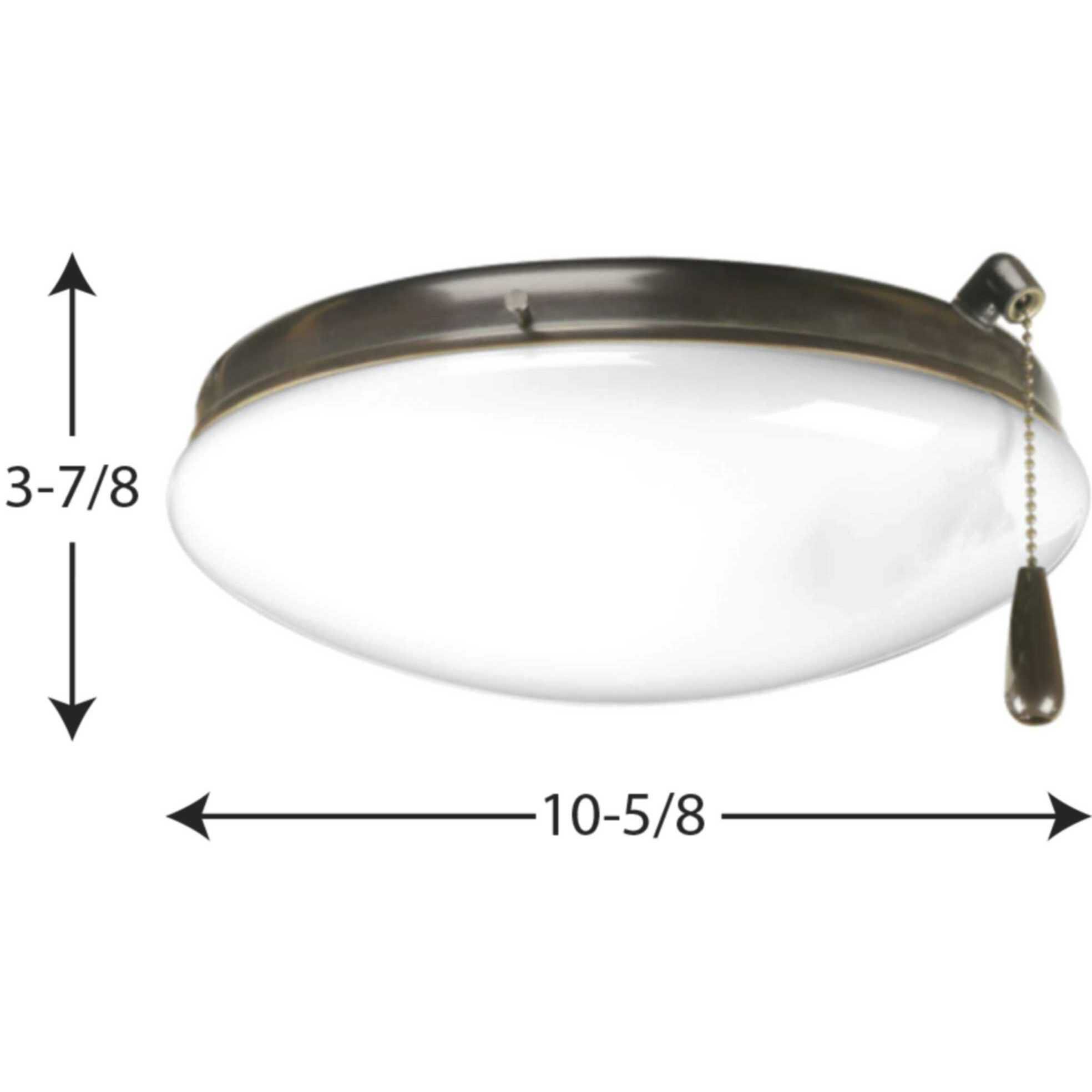 AirPro LED Antique Bronze Fan Light Kit