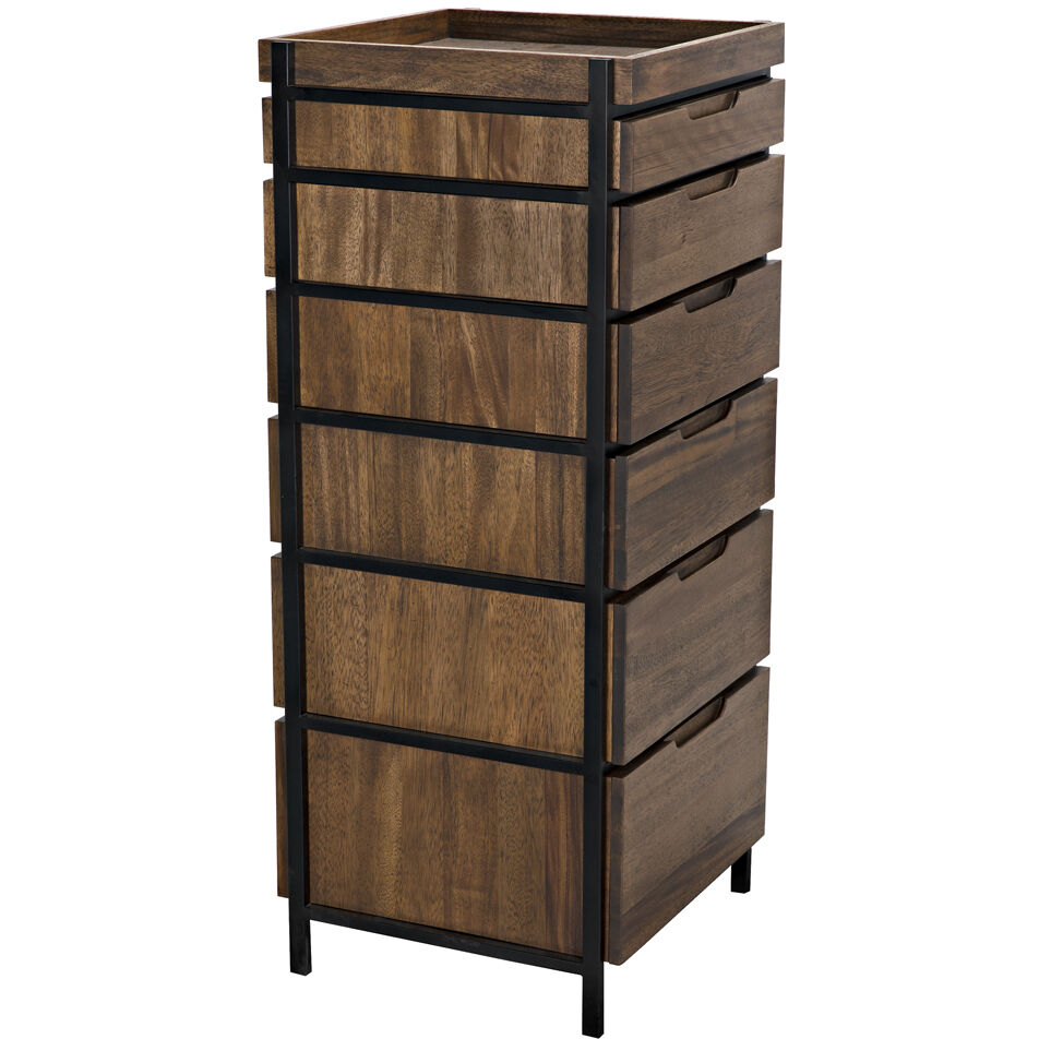 Seoul 26 X 24 inch Dark Walnut Consoles, Tallboy