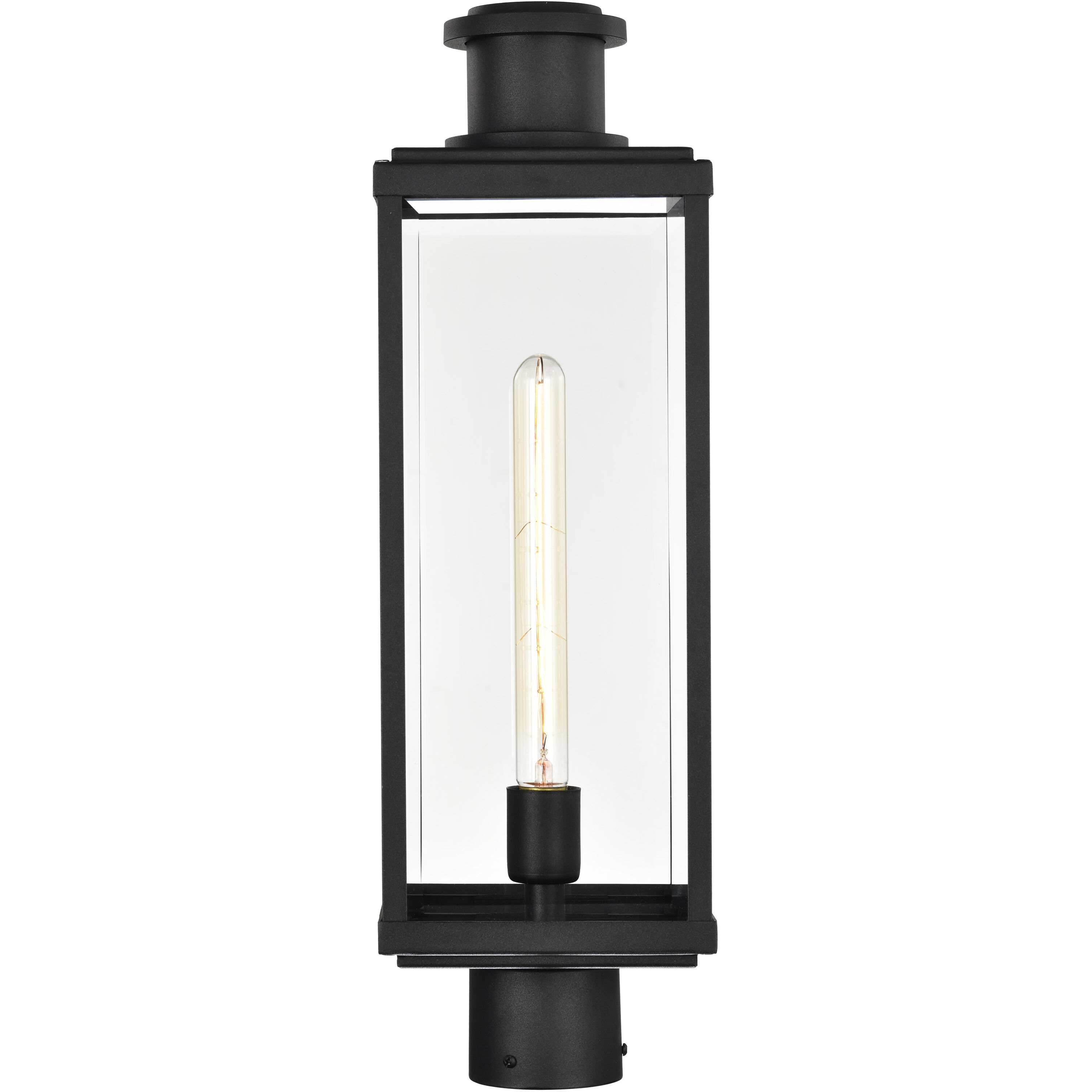 Luca 22.75 inch Sand Black Outdoor Post Light